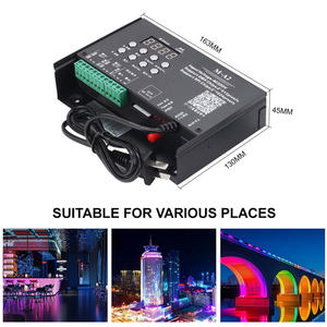 <span class=keywords><strong>Decodificador</strong></span> M-A2 de 2 Puertos DMX 512 TTL 1024 IC RDM, Controlador de Proyectos de Iluminación LED RGB de Voltaje Constante - Product Image 5