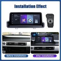 Autoradio 10,25 pouces pour BMW Série 3 E90 2006-2011 Système Linux Stéréo de voiture GPS Navigation Lecteur DVD IPS Carplay