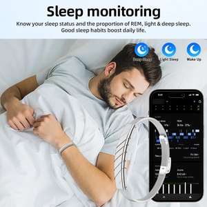 <span class=keywords><strong>Pulsera</strong></span> Inteligente BWJM121 (2 Bandas) <span class=keywords><strong>para</strong></span> Mujeres y Hombres, Monitor de Salud y Ejercicio, Frecuencia Cardíaca 24H, Oxígeno en Sangre, Presión Arterial, <span class=keywords><strong>Pulsera</strong></span> Deportiva - Product Image 4