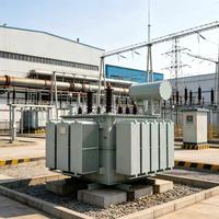 Transformateur à bain d'huile à tension de sortie personnalisable 35kV 5000kVA S20-5000/35 Triphasé 50Hz pour utilisation industrielle en poste de transformation