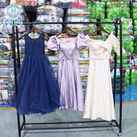 Vestidos de Noche de Verano Usados de Fábrica al por Mayor para Exportación, Ropa Usada Premium para Mujer, Tienda de Segunda Mano