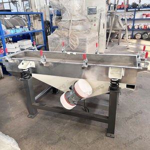 Crible vibrant linéaire efficace d'acier inoxydable de dispositif de criblage industriel de granules en plastique avec le composant de noyau de moteur - Product Image 2