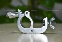 Pince de fixation professionnelle JINXIN en aluminium pour éclairage de scène audio-vidéo, blanc lumineux, auto-ajustable 100 lb, thermolaquée