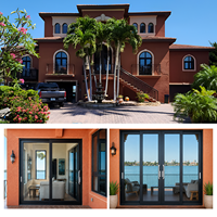 Ventanas y Puertas Personalizadas EOKO, Ventanas Abatibles de Aluminio con Doble Acristalamiento y Puertas Corredizas para Proyectos de Villas en América