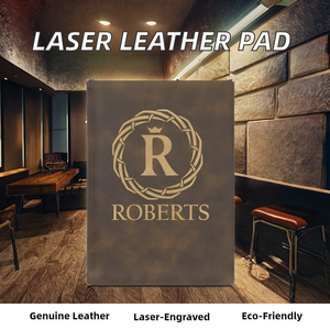 Cuaderno/Diario de Cuero Ecológico Grabable con Láser A5/Tamaño Personalizable con Papel Rayado - Compañero de Escritura Elegante y Sostenible - Product Image 2