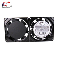Moteurs à courant alternatif à grande vitesse Refroidisseur d'air Mini ventilateur CA 110V/240V 80x80x25mm 3 pouces Ventilateurs de refroidissement industriels 8CM Ventilateur étanche Ip68