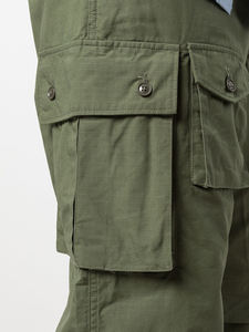 Servizio OEM Pantaloni <span class=keywords><strong>Cargo</strong></span> Personalizzati da Uomo <span class=keywords><strong>Verde</strong></span> Oliva con Tasche Multiple, Polsini con Coulisse, Tessuto Ripstop - Product Image 4