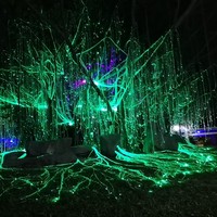 Arbre lumineux Avatar coloré et brillant, cascade lumineuse, arbre lumineux LED à fibres optiques