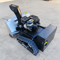 Soplador de Nieve Robótico Portátil con Orugas y Motor de Gasolina/Diésel de Arranque Eléctrico WIGON, Control Remoto, 1 Año de Garantía, 228 kg