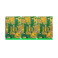 Kontrol Industri PCB Frekuensi Tinggi untuk Papan Sirkuit Berlapis Emas Multi-layer dengan Ketebalan Plat 3.2mm, Perakitan Pencetakan Papan Sirkuit PCB