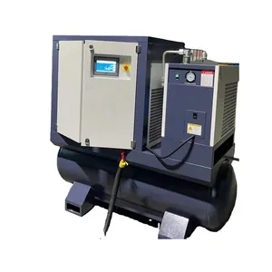 20HP 15kw 4in1mini compressor low noise screw air compressors from AS Compressor industrial dryer