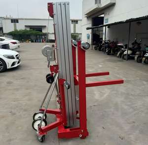 แท่นยกอะลูมิเนียมอัลลอยด้วยมือ3.5ม. 5ม. 6.5ม. 7.9ม. แท่นยกแบบพกพาปรับความสูงได้สำหรับใช้ในบ้านใหม่ - Product Image 2