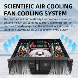 Berase พาวเวอร์แอมป์2200W อุปกรณ์เครื่องขยายเสียง2ช่องสัญญาณเครื่องขยายเสียงมืออาชีพ - Product Image 5