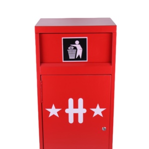 Outdoor Garbage bin green recycle stainless steel trash bin wheeled trash can