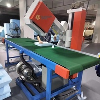 Machine de découpe d'angle pour éponges, équipement de découpe de mousse haute efficacité