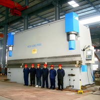 Presse plieuse CNC électro-hydraulique WE67K-600/4000, 600 tonnes, 4000 mm, pour la fabrication de tôles lourdes