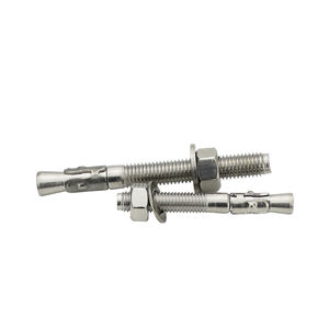 Professional Factory 304/316 Stainless Steel M8 M10 Construction <strong>Wedge</strong> <strong>Anchors</strong> 500kg Capacity <strong>Anchor</strong> Bolt Sleeve <strong>Anchor</strong> - Product Image 4