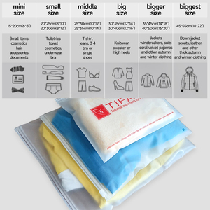 PE Zip Lock Bags with Frosted Zipper Custom Logo Recyclable Matte Plastic Clothes <strong>Tshirts</strong> <strong>Packing</strong> Low MOQ - Product Image 2
