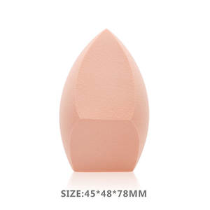 Esponja de belleza naranja sin látex súper suave al por mayor personalizada, esponja grande para licuadora de maquillaje <span class=keywords><strong>XL</strong></span> con inclinaciones - Product Image 1