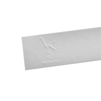 Bandes parfumées de luxe personnalisées avec logo de marque en relief et imprimé, différentes formes, pour échantillons de parfum en gros