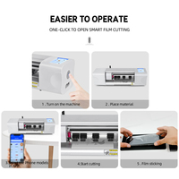 Máquina de Corte de Vidrio Templado Desbloqueada, Plotter de Hidrogel, Cortadora de Protectores de Pantalla para Teléfonos Móviles