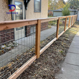 แผงรั้วฟาร์มปศุสัตว์ชุบสังกะสีสำหรับเลี้ยงสัตว์  งานหนัก ขนาด 4x16 4x20  แผงลวดเหล็กสำหรับเลี้ยงสุกร  ขนาด 6 เกจ ลวดตาข่าย 4 มม. - Product Image 6