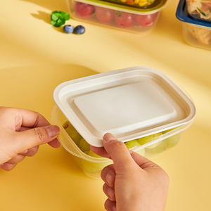 Contenedores de almacenamiento de alimentos Congelador <span class=keywords><strong>Microondas</strong></span> Caja de almuerzo de preparación de comida de plástico seguro para el trabajo escolar y los viajes - Product Image 5
