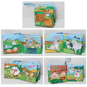 Venta caliente animales del bosque de 0-12month bebé tela libro de tela - Product Image 5