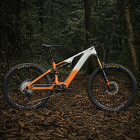 Vélo de montagne électrique 29 pouces en fibre de carbone, suspension intégrale, moteur central BAFANG M560