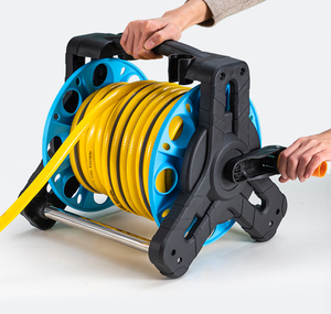 צינור צינור נייד סליל אחסון מחזיק מארגן צינור מים גינה - Product Image 6