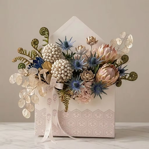Busta Porta Bouquet Personalizzata Ecologica e Riciclabile, Scatola per Fiori in Carta Spessa per Forniture da Fiorista e Regali di Compleanno - Product Image 3