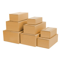 Logo personnalisé impression Carton d'expédition Carton papier ondulé boîte boîte postale ondulée