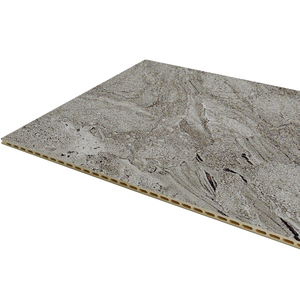 Panneau mural en Fiber de bois de bambou, imperméable, ignifuge, plaque de remplacement en <span class=keywords><strong>marbre</strong></span>, intérieur décoratif creux, panneau plat WPC - Product Image 2