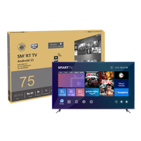 Televisor LED 4K Android Económico de 75 Pulgadas, Smart TV Android 2K de 32, 43, 50, 55, 60, 65, 75 y 85 Pulgadas para una Experiencia Cinematográfica