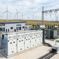 Armoire de commutation HV KYN61-40.5, type amovible à blindage métallique, pour la distribution électrique des parcs éoliens professionnels