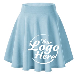 Falda Escolar para Mujer, Falda Mini Casual Ajustada y Elástica, Versátil, para Chicas - Product Image 1