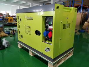Long Runtime Industrial Silent Diesel Generator 100% Copper Alternator Water/Air Cooled Large Capacity Base Tank 380V <strong>Three</strong> - Product Image 4