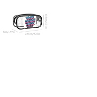 Étui à crayons transparent en PVC avec fermeture éclair, personnalisable avec logo, tendance, pratique et décontracté, impression à la demande