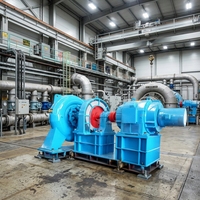 Generator Pembangkit Listrik Tenaga Air (PLTA) Turbin Pelton OEM Ukuran Kecil dan Menengah