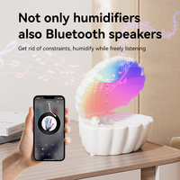 Shell Anti Gravity Goutte D'eau Humidificateur D'air 550ML BT Haut-Parleur Humidificateur Diffuseur Gouttelettes D'eau Refoulement Humidificateur