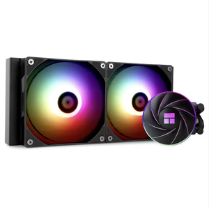 New Stock AQUA 240 ARGB Thermal 240mm CPU Cooler <b>Fan</b> for Gaming <b>Computer</b> OEM Package Black Right-Angle 1700/ a - Product Image 3