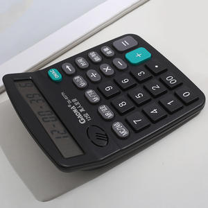 เครื่องคิดเลขเสียงไคมา 12 หลัก สีดำ ใช้แบตเตอรี่ สำหรับการบัญชีการเงิน หน้าจอขนาดใหญ่ รุ่น Sc 1237l - Product Image 1