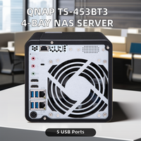 Qnap TS-453BT3-8G 네트워크 NAS 스토리지 서버 4베이 썬더볼트 3 USB 인터페이스 새 제품 및 재고 있음
