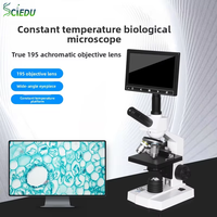 Microscope biologique à température constante pour l'observation des spermatozoïdes, microscope d'élevage haute définition