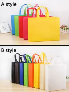 Cloth Bag Customised Printed Tnt Rpet Non Woven Fabric Cloth Carry Shopping Bag Ultrasonic Rpet Non-woven Bags