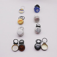 Bouchon à languette métallique de 26 mm (capacité 5 ml) - Portable pour bouteilles de bière, boissons prêtes à boire, pots de sauce et contenants personnalisés