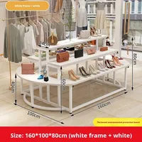 Expositor de Acero para Zapatos, Expositor de Bolsos para Centros Comerciales, Expositor de Flores de Múltiples Niveles para Tiendas