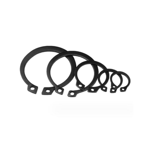 Anneaux de retenue <span class=keywords><strong>Demart</strong></span> en acier à ressort noir DIN471 de haute qualité pour arbres DIN471-1-A-45 * 1.75 - Product Image 3