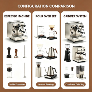 Équipement de barista professionnel complet XY BEST XY-Co-1, machine à <span class=keywords><strong>expresso</strong></span>, moulin à café, pour café - Product Image 4