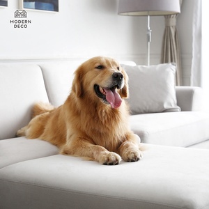 Canapé Best Family Durable Moderne 3 Pièces + Ottoman Ensemble <span class=keywords><strong>d</strong></span>'Angle en Tissu Canapé Résistant aux Rayures Convient aux Animaux de Compagnie Chats et <span class=keywords><strong>Chiens</strong></span> - Product Image 2